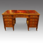 Victorian walnut partners desk