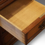 Victorian walnut partners desk - Image 9