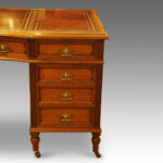 Victorian walnut partners desk - Image 7