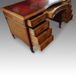 Victorian walnut partners desk - Image 8