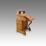 Victorian walnut Harlequin Davenport desk