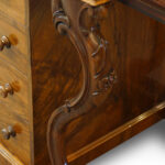 Victorian walnut Harlequin Davenport desk - Image 14