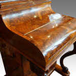 Victorian walnut Harlequin Davenport desk - Image 6