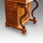 Victorian walnut Harlequin Davenport desk - Image 7