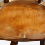 Victorian walnut revolving desk chair - Image 6