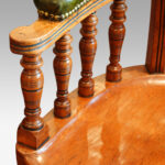 Victorian walnut revolving desk chair - Image 2