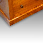 Victorian walnut secretaire Wellington chest - Image 8