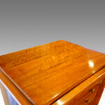 Victorian walnut secretaire Wellington chest - Image 9