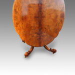 Victorian walnut shaped loo table - Image 6