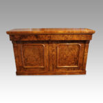 Victorian burr walnut chiffonier sideboard