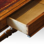 Victorian walnut library table  - Image 13