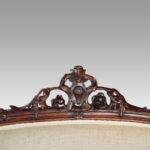 Victorian walnut loveseat - Image 3