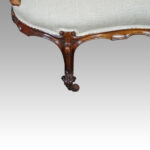 Victorian walnut loveseat - Image 2