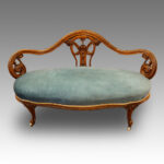 Victorian walnut window seat Now Sold