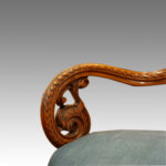 Victorian walnut window seat Now Sold - Image 4