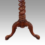 Victorian walnut wine table - Image 5