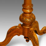 Victorian walnut wine table - Image 4