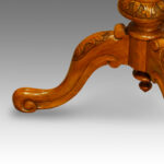 Victorian walnut wine table - Image 5