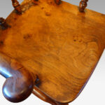 Victorian yew wood captains chair - Image 4