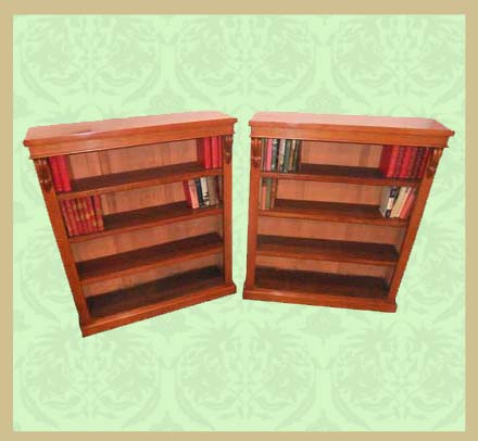Victorian_oak_open_bookcase_6.jpg Victorian Oak Open Bookcases - Image 1