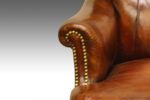 Victorian button-back leather club chair NOW SOLD - Image 2