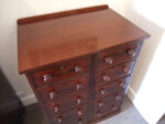 Victorian Mahogany Double Flight of Drawers - Image 3