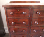 Victorian Mahogany Double Flight of Drawers - Image 4