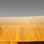 Walnut 1920's bow fronted tallboy chest - Image 6