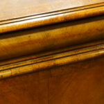 Superb Edwardian walnut pedestal desk Now Sold - Image 5