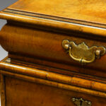 Superb Edwardian walnut pedestal desk Now Sold - Image 10