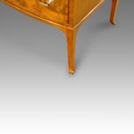 Walnut bow front dressing table - Image 5