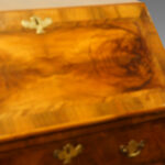 Antique walnut small bureau Now Sold - Image 8
