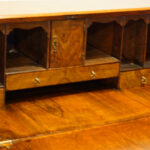 Antique walnut small bureau Now Sold - Image 7