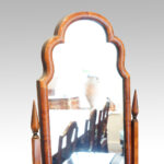 Walnut cheval mirror - Image 4