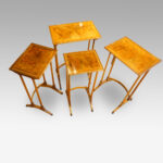 1920’s Walnut nest of tables - Image 9