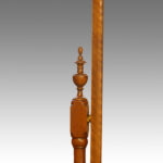 Walnut dome top cheval mirror - Image 5