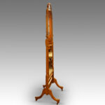 Walnut dome top cheval mirror - Image 2