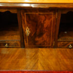 Antique walnut bureau bookcase - Image 3