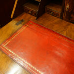Antique walnut bureau bookcase - Image 2