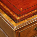 Walnut pedestal desk by Waring and Gillow - Image 14