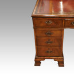 Walnut pedestal desk by Waring and Gillow - Image 7