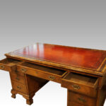 Walnut pedestal desk by Waring and Gillow - Image 3