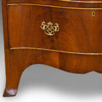 Walnut serpentine tallboy - Image 6