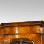 Walnut breakfront bookcase - Image 9