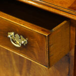 Walnut breakfront bookcase - Image 5