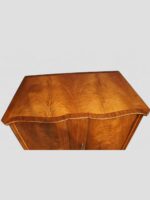 George V walnut gentlemans tallboy - Image 3