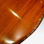 Waring and Gillow mahogany extending dining table - Image 3