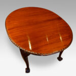 Waring and Gillow mahogany extending dining table - Image 4