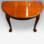 Waring and Gillow mahogany extending dining table - Image 8