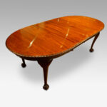 Waring and Gillow mahogany extending dining table - Image 9